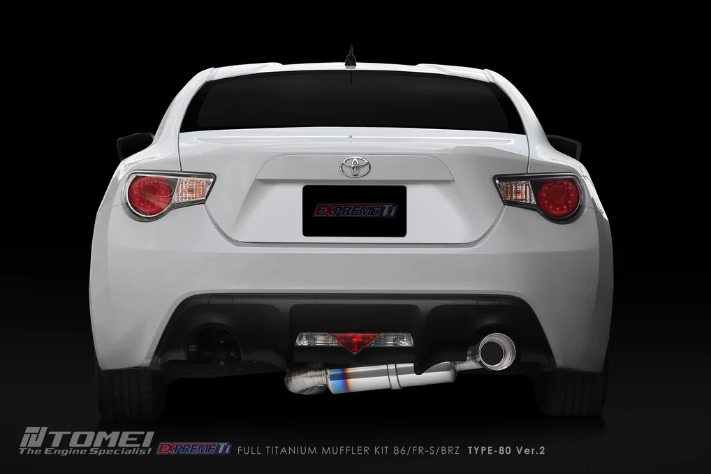 TOMEI EXPREME-TI TITANIUM EXHAUST: (TYPE-80 VER.2) - 2013 - 2023 86/BRZ/FR-S/GR86