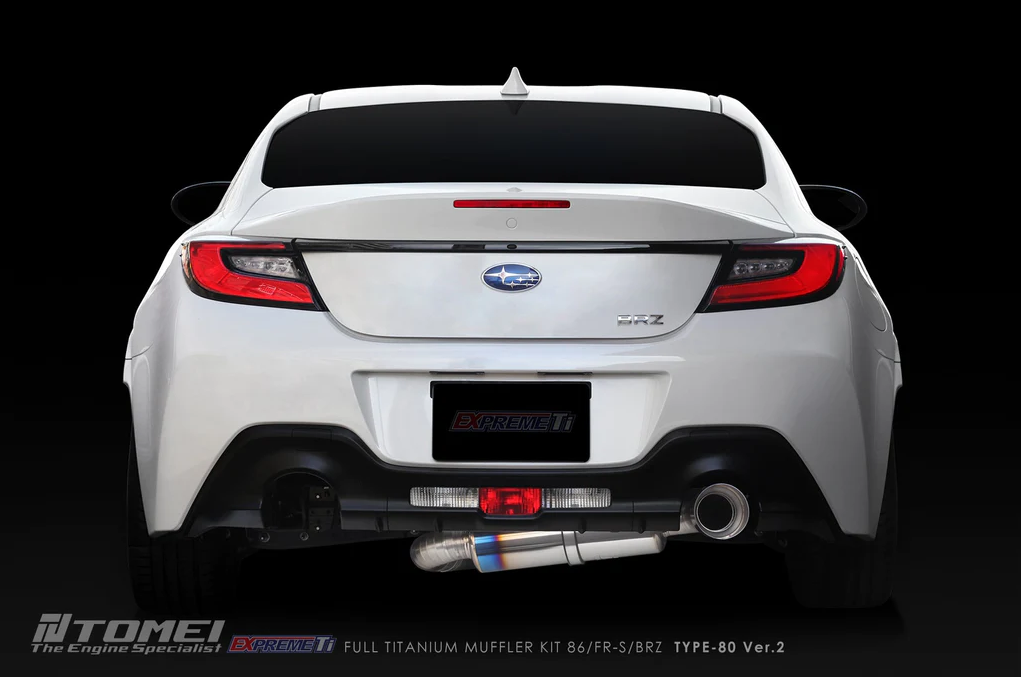 TOMEI EXPREME-TI TITANIUM EXHAUST: (TYPE-80 VER.2) - 2013 - 2023 86/BRZ/FR-S/GR86