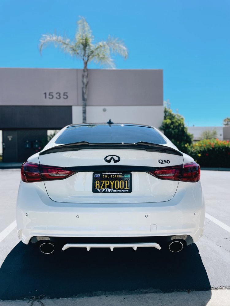 Fly 1 Motorsports Q-Attack Rear Trunk Spoiler 2013+ Infiniti Q50