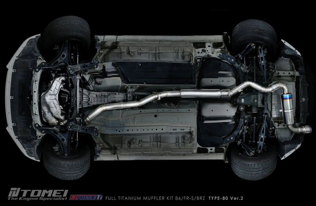 TOMEI EXPREME-TI TITANIUM EXHAUST: (TYPE-80 VER.2) - 2013 - 2023 86/BRZ/FR-S/GR86