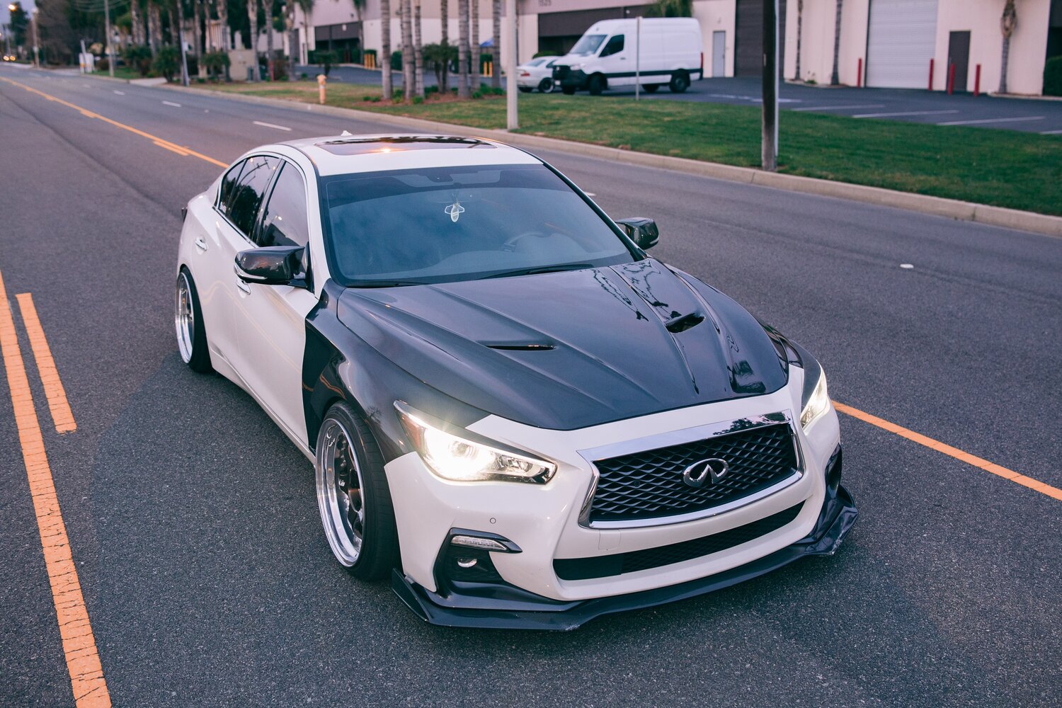 Fly 1 Motorsports SpecS Vented Hood 2013+ Infiniti Q50 JDM MARKETPLACE