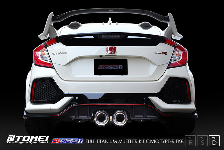 TOMEI EXPREME-TI TITANIUM EXHAUST: (TYPE-D STYLE) - 2017 - 2021 Honda Civic Type R (FK8)