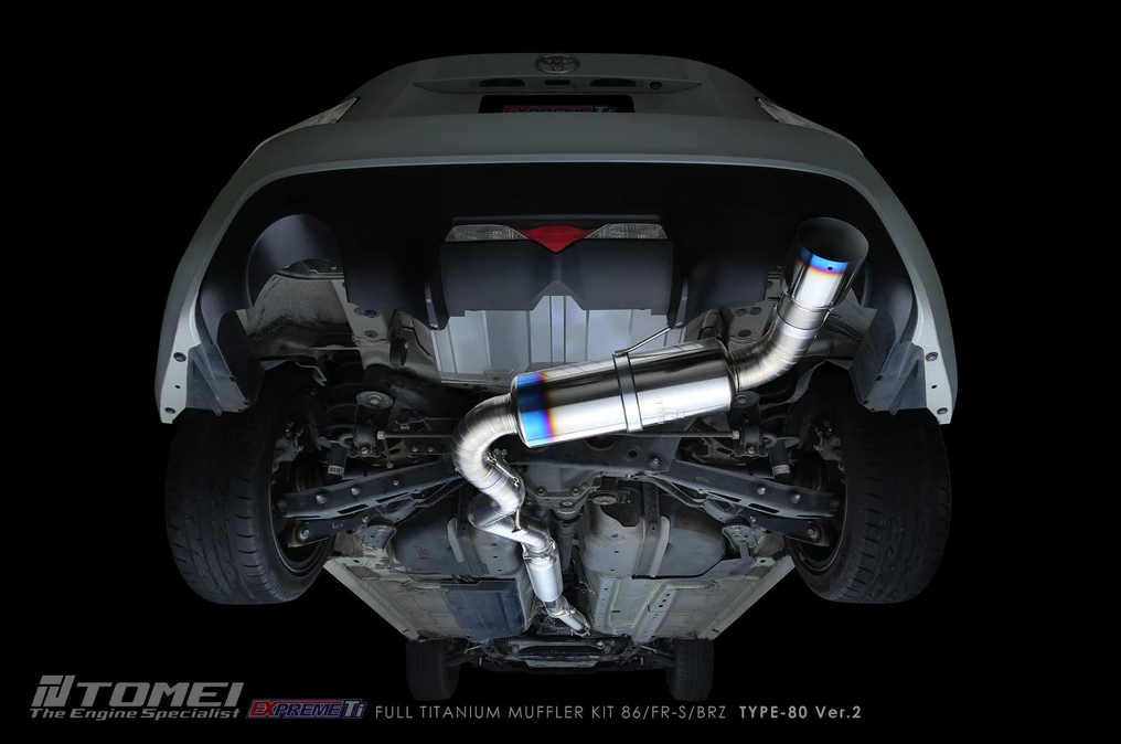 TOMEI EXPREME-TI TITANIUM EXHAUST: (TYPE-80 VER.2) - 2013 - 2023 86/BRZ/FR-S/GR86