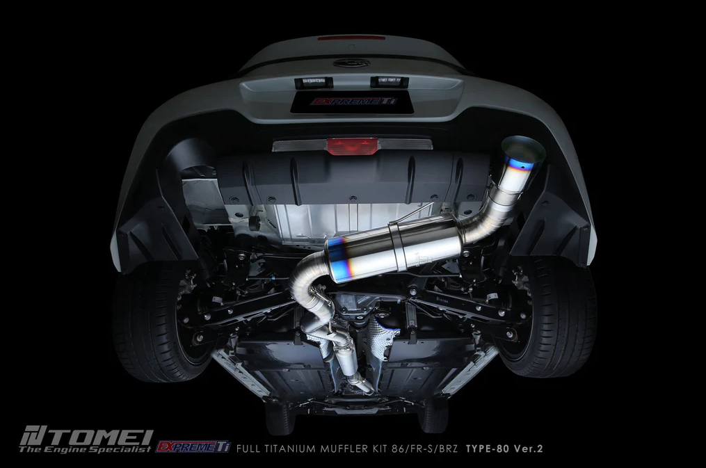 TOMEI EXPREME-TI TITANIUM EXHAUST: (TYPE-80 VER.2) - 2013 - 2023 86/BRZ/FR-S/GR86