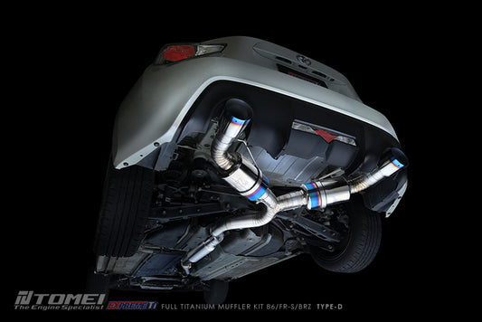 TOMEI EXPREME-TI TITANIUM EXHAUST: (TYPE D) - 2013 - 2023 86/BRZ/FR-S/GR86