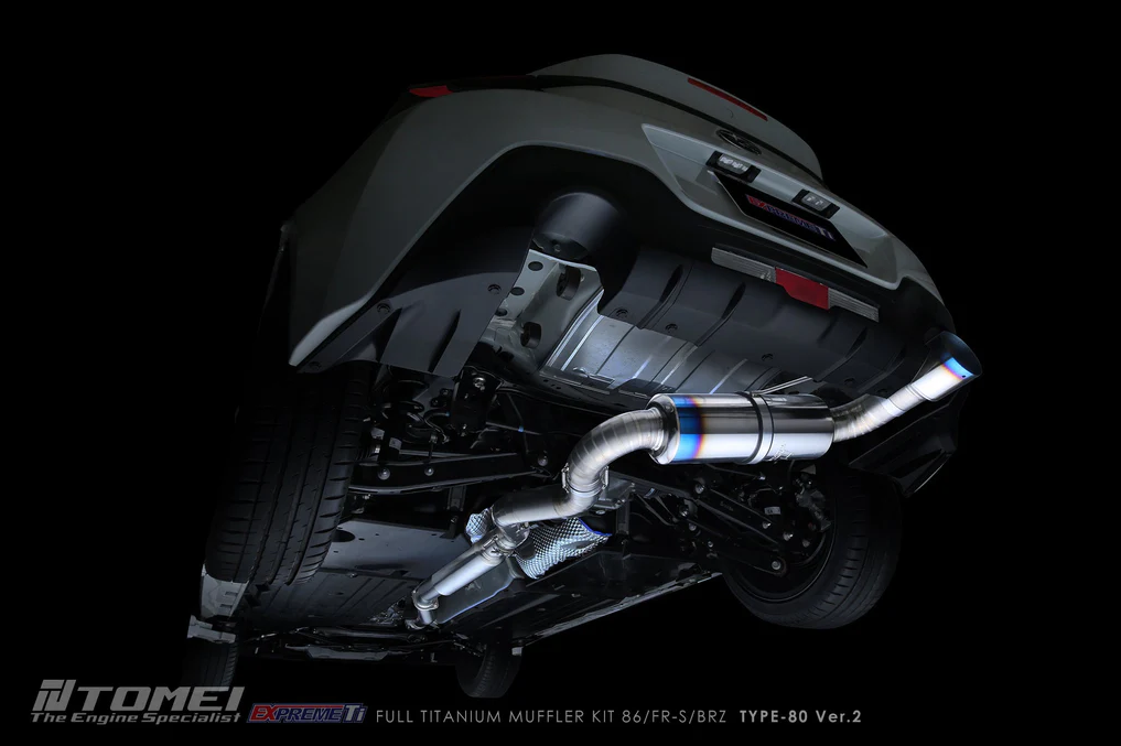 TOMEI EXPREME-TI TITANIUM EXHAUST: (TYPE-80 VER.2) - 2013 - 2023 86/BRZ/FR-S/GR86