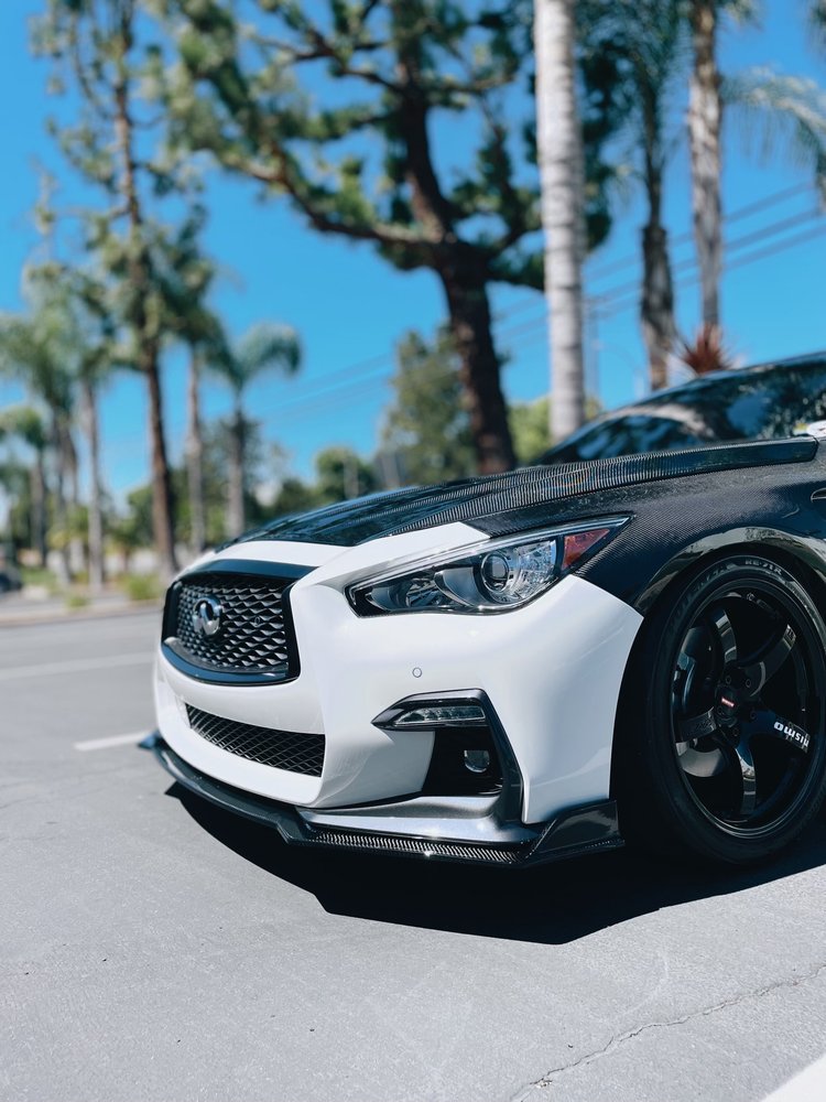 Fly 1 Motorsports Q-Attack Front Lip - 2018+ Infiniti Q50 Sport