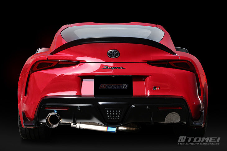 TOMEI EXPREME-TI TITANIUM EXHAUST: 2020+ Toyota Supra GR (A90)