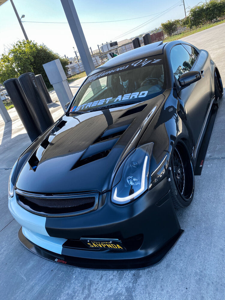 Fly 1 Motorsports Slayer Hood - 2002 - 2007 Infiniti G35 Coupe