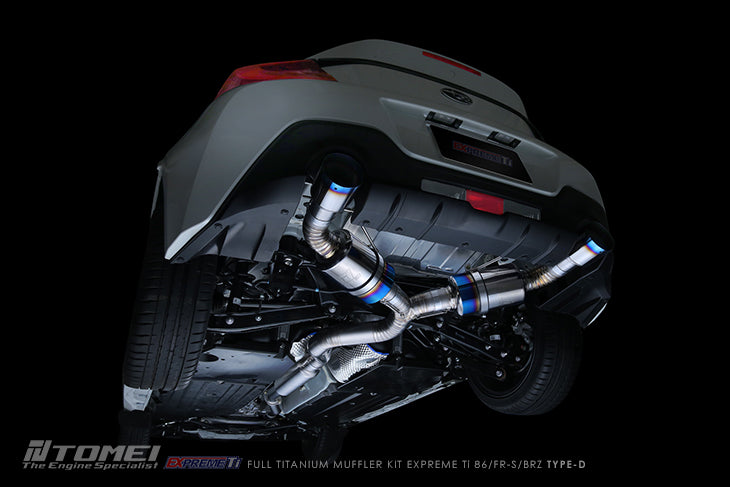 TOMEI EXPREME-TI TITANIUM EXHAUST: (TYPE D) - 2013 - 2023 86/BRZ/FR-S/GR86