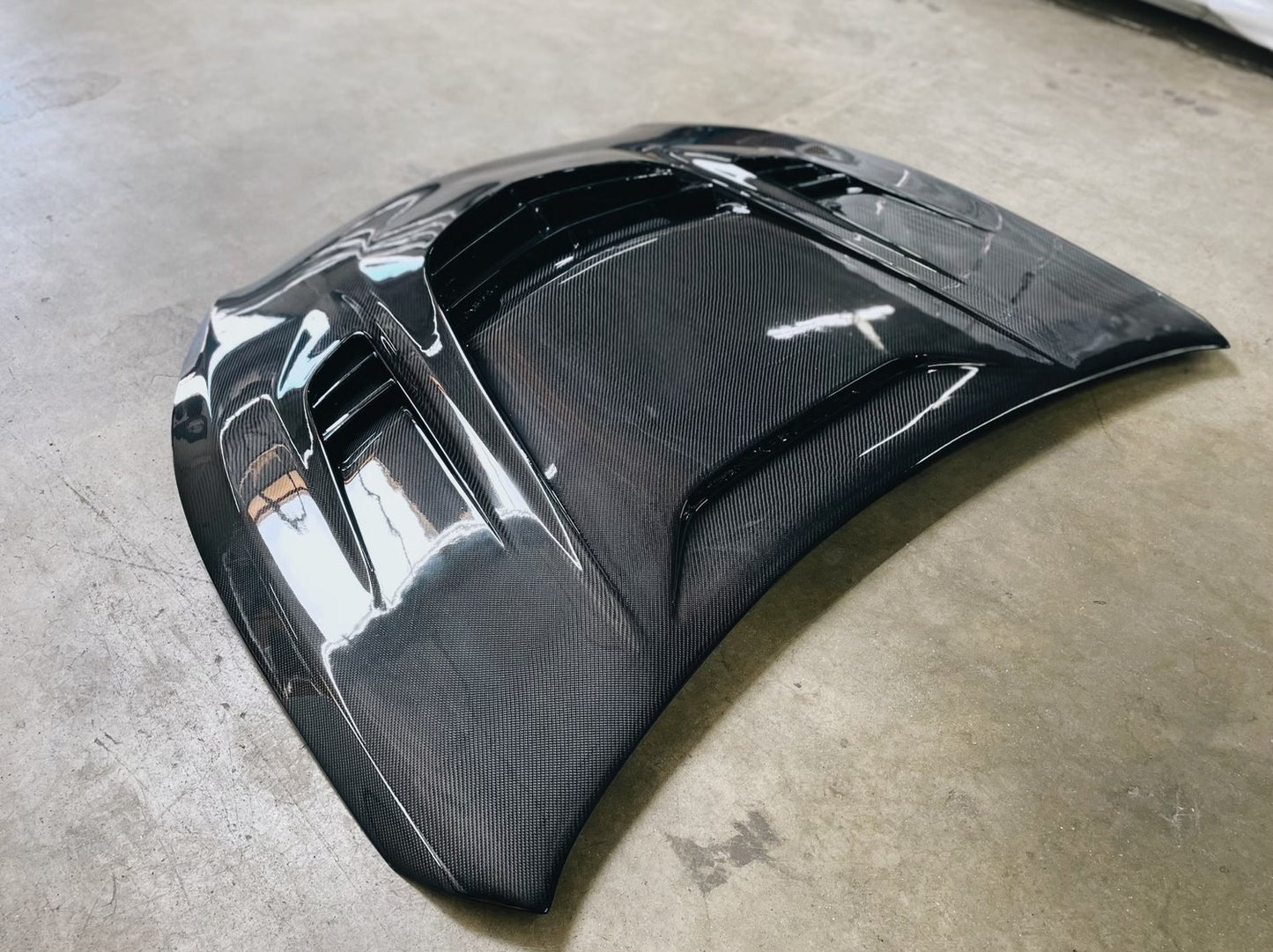 Fly 1 Motorsports Q-Attack Vented Hood - 2013+ Infiniti Q50