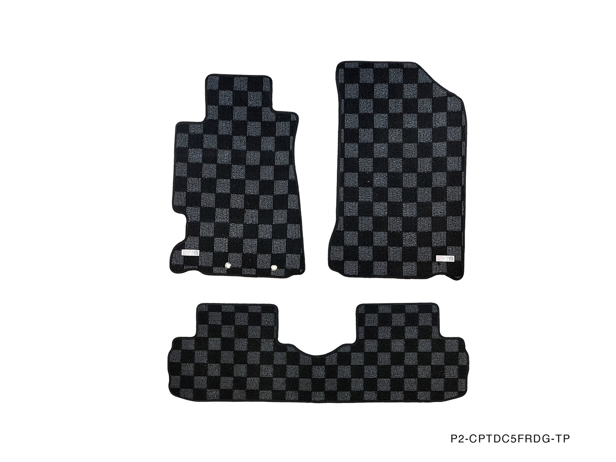 P2M Front & Rear Race Floor Mats - 2001 - 2006 Acura RSX (DC5)