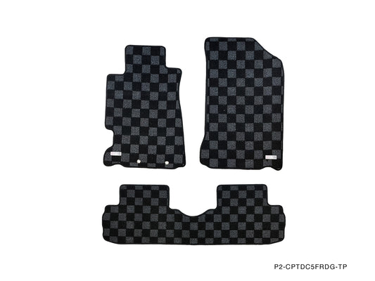 P2M Front & Rear Race Floor Mats - 2001 - 2006 Acura RSX (DC5)