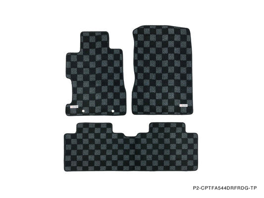 P2M Front & Rear Race Floor Mats - 2006 - 2011 Honda Civic (FA5)