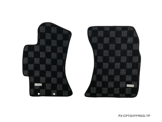 P2M Front & Rear Race Floor Mats - 2011 - 2014 Subaru WRX / STI (GVF)