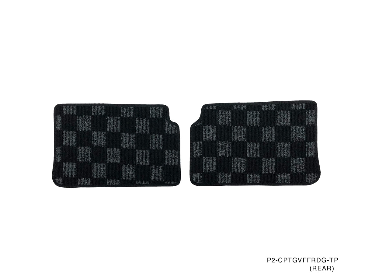 P2M Front & Rear Race Floor Mats - 2011 - 2014 Subaru WRX / STI (GVF)