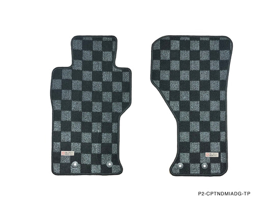P2M Front Race Floor Mats - 2016+ Mazda Miata MX-5 (ND)