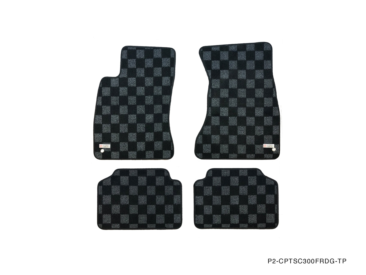 P2M Front & Rear Race Floor Mats - 1991 - 2000 Lexus SC300/400 (Z30)