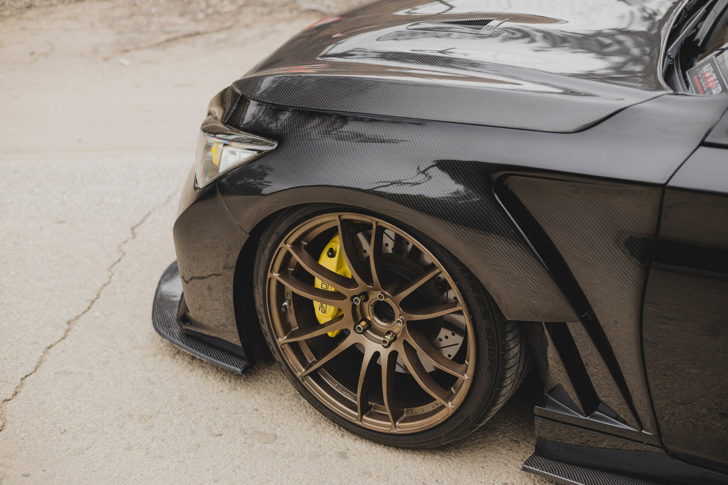 Fly 1 Motorsport RS50 Fenders - 2013+ Infiniti Q50