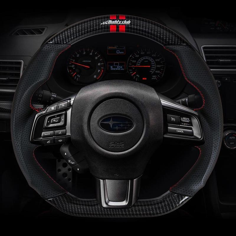 Buddy Club Racing (Carbon) Steering Wheel - 2015 - 2021 Subaru WRX/STI (VAB)