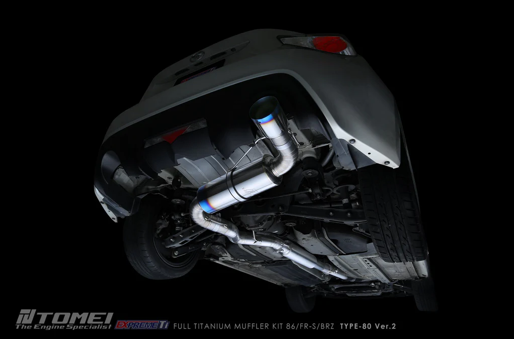 TOMEI EXPREME-TI TITANIUM EXHAUST: (TYPE-80 VER.2) - 2013 - 2023 86/BRZ/FR-S/GR86