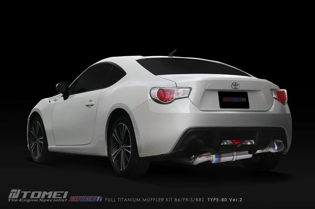 TOMEI EXPREME-TI TITANIUM EXHAUST: (TYPE-80 VER.2) - 2013 - 2023 86/BRZ/FR-S/GR86