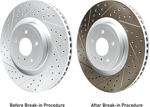 R1 Concepts Front/Rear Brake Kit Performance Sport Brake Pads and GEO-Carbon Drilled & Slotted Rotors & Hardware Kit - 2005 - 2020 Infiniti G35, G37, / Q60 - Nissan 350Z, 370Z (NON-Akebono ONLY)