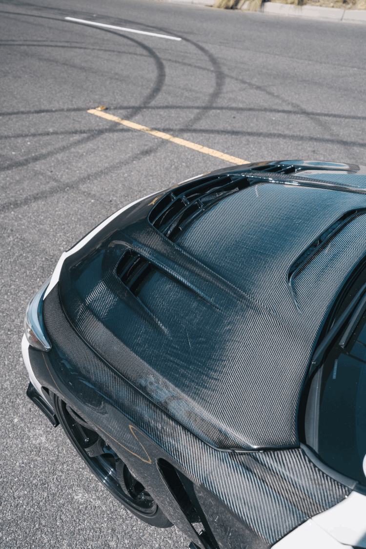 Fly 1 Motorsports Q-Attack Vented Hood - 2013+ Infiniti Q50