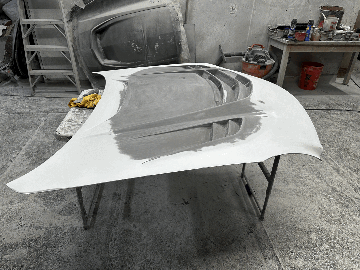 Fly 1 Motorsports Hellfire GT Hood - 2002 - 2007 Infiniti G35 Coupe