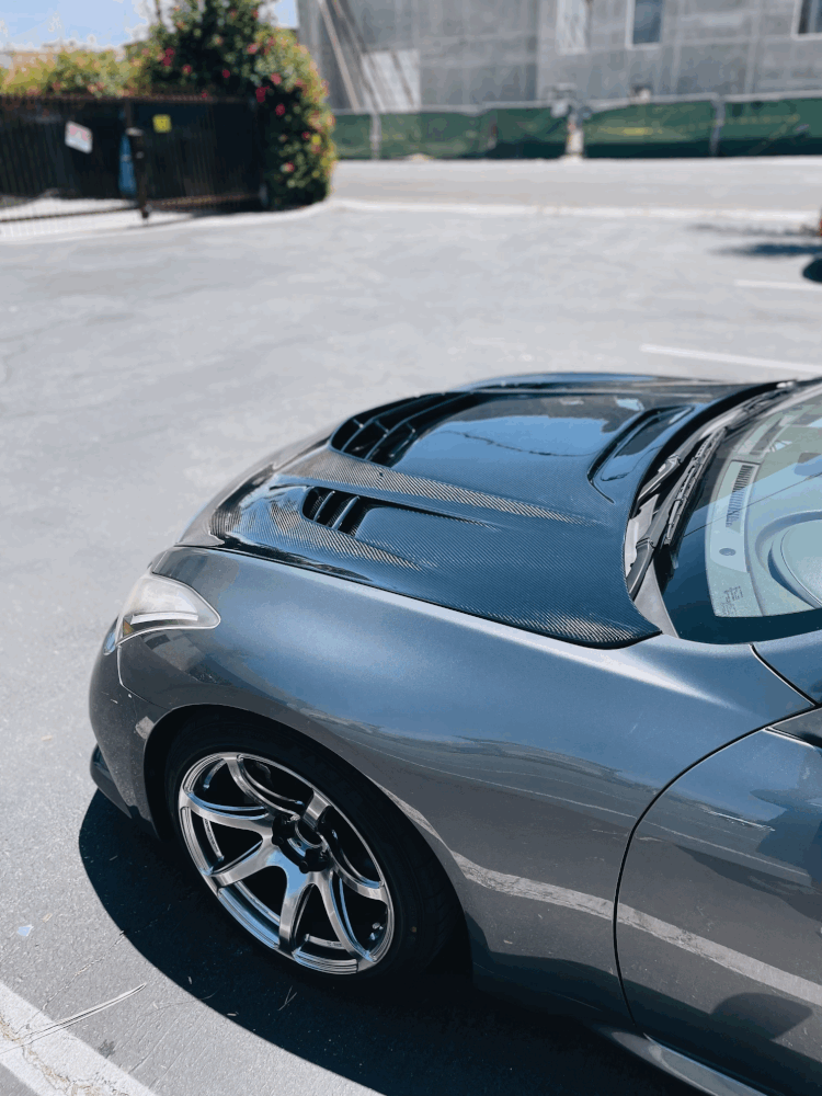 Fly 1 Motorsports Ground Attack Hood - 2008 - 2013 Infiniti G37 Coupe