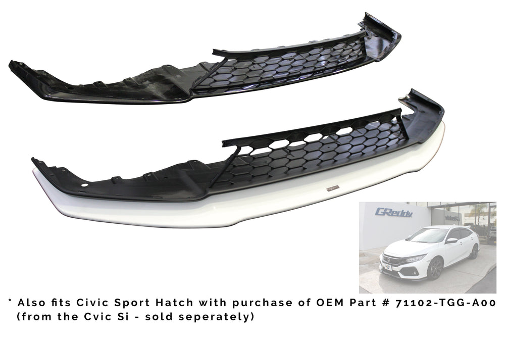 GReddy - 2017+ Honda Civic Si Coupe/Sedan -  Front Lip Spoiler