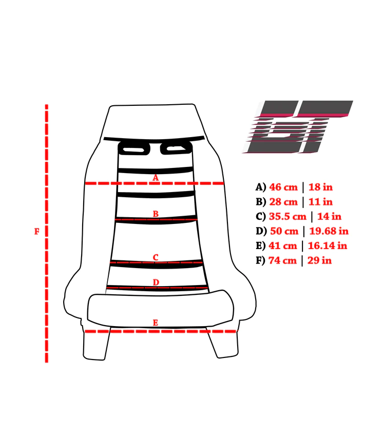Prisma Lab GT STARDUST Series Bucket Seat