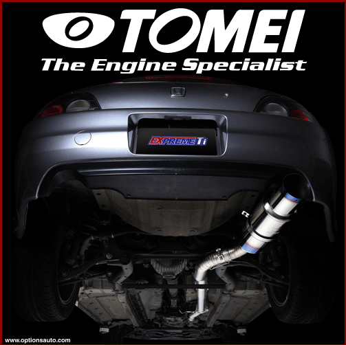 TOMEI EXPREME-TI TITANIUM EXHAUST: (RIGHT SINGLE EXIT) - 2000-2009 Honda S2000 (AP1/AP2)
