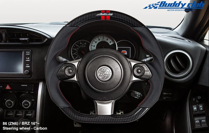 Buddy Club Racing (Carbon) Steering Wheel - 2017+ BRZ/GR86 (ZN8)