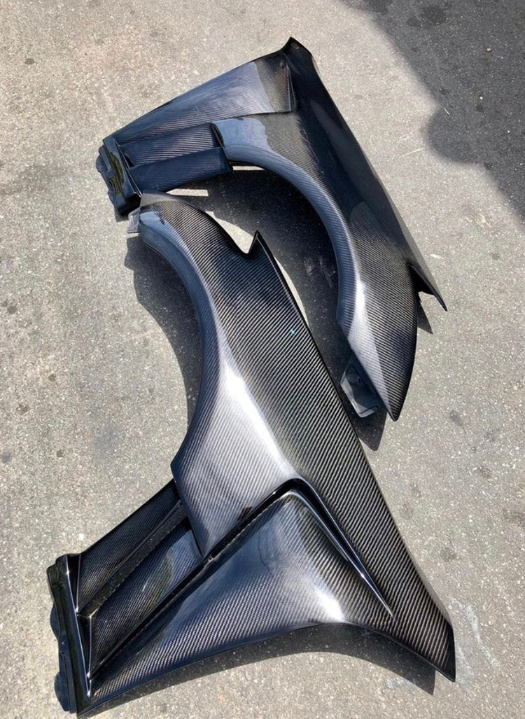 Fly 1 Motorsports RS4 Vented Fenders - 2002 - 2007 Infiniti G35 Coupe