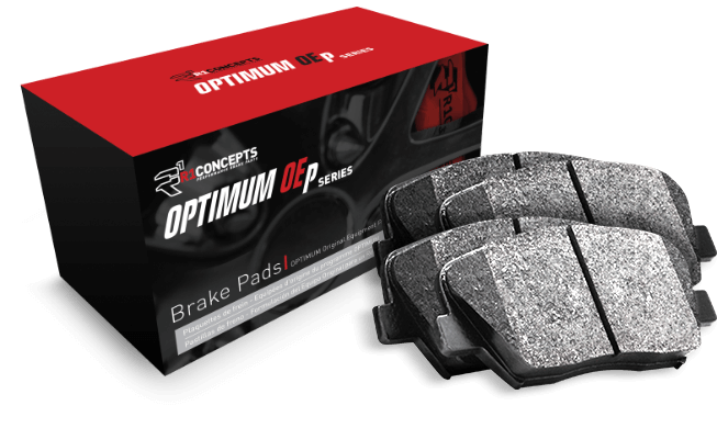 R1 Concepts Front/Rear Brake Kit Optimum OEp Brake Pads and Silver Drilled & Slotted Rotors & Hardware Kit - 2008 - 2020 Infiniti G37 / Q60 - Nissan 350Z, 370Z (NON-Akebono ONLY)